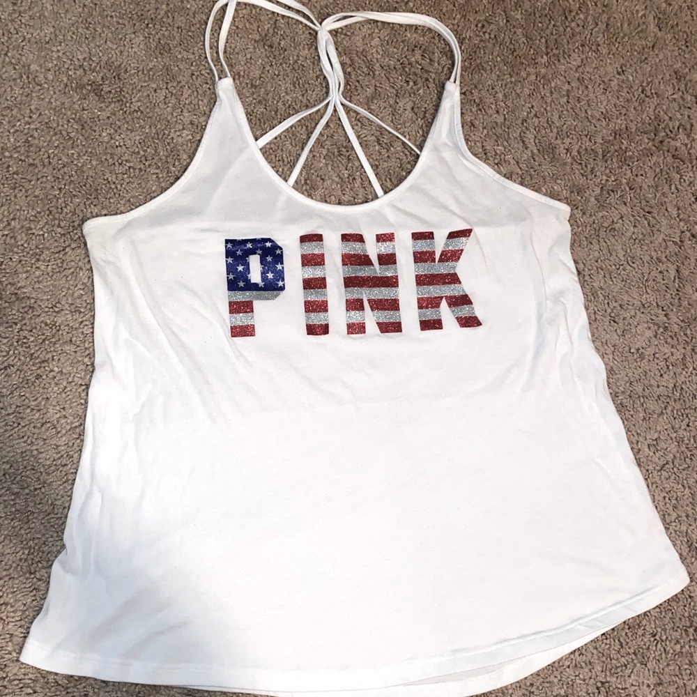 VS PINK USA tank top size large